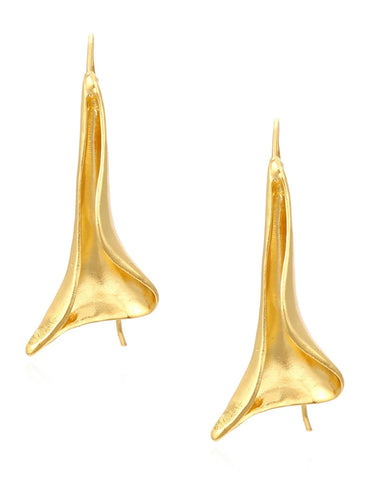 VESPER DROP BOLD EARRINGS (Gold)