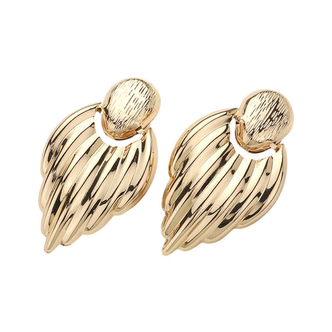 HERO BOLD STATEMENT STUDD EARRING ( Gold)