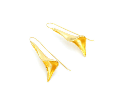 VESPER DROP BOLD EARRINGS (Gold)