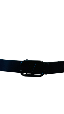 VIENN SKINNY LEATHER BELT (black)