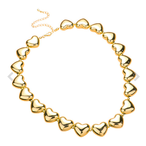 FOREVER HEART CHOKER NECKLACE