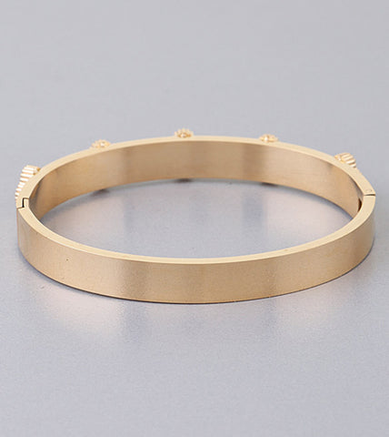 HARLEN RICH TONE CLOVE BANGLE