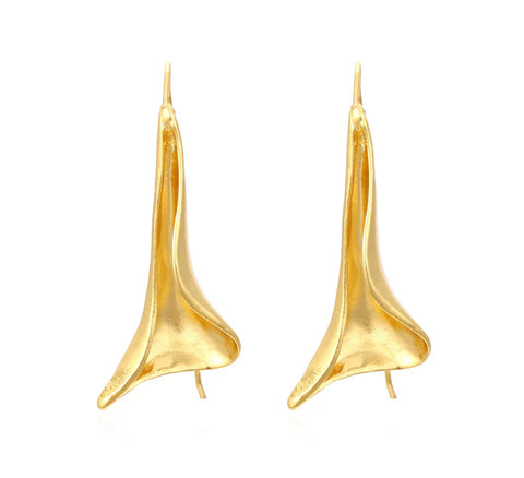 VESPER DROP BOLD EARRINGS (Gold)